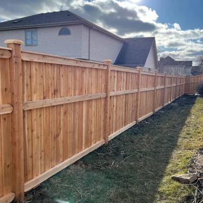 cedar fence built from northwest cedar fence